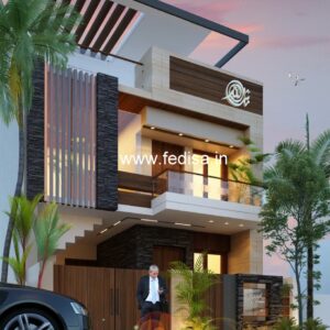 House front design  new house design duplex house design Model No - 0091