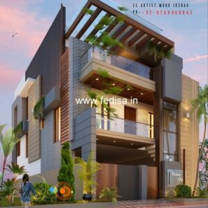 House front design  new house design duplex house design Model No - 0093