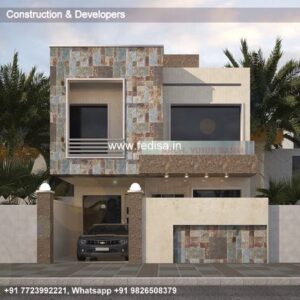 House front design new house design duplex house design Model No - 0104