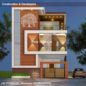 House front design  new house design duplex house design Model No - 0106