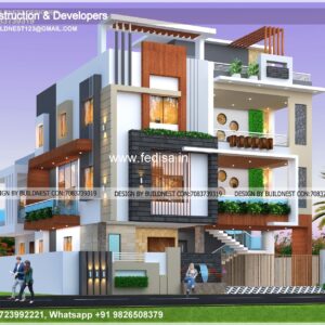 House front design  new house design duplex house design Model No - 0110