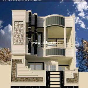 House front design new house design duplex house design Model No - 0111