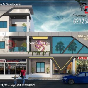 House front design  new house design duplex house design Model No - 0126