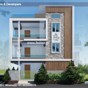 House front design  new house design duplex house design Model No - 0129