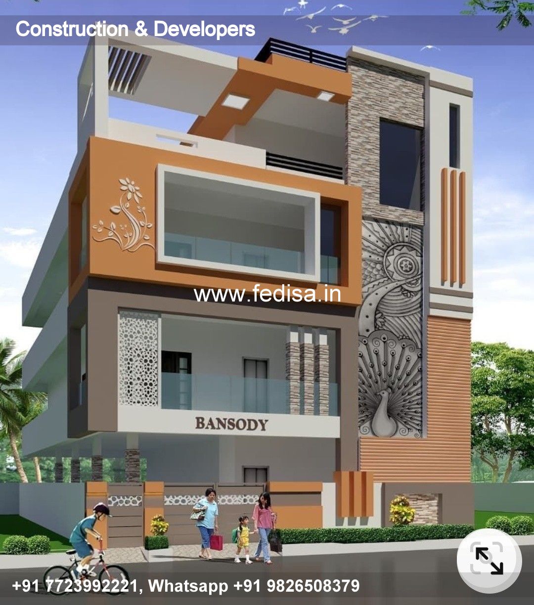 Luxury house house design modern house design -Model No - 0132