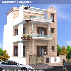 House front design  new house design duplex house design Model No - 0131
