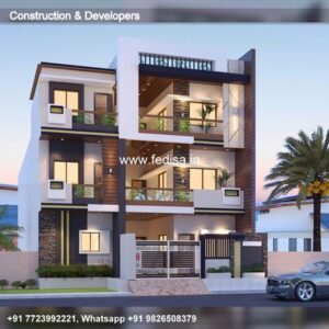 House front design new house design duplex house design Model No - 0134