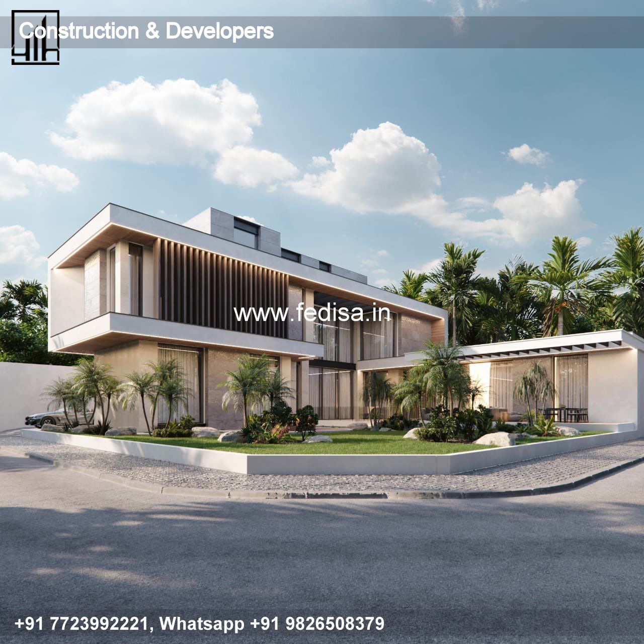 Luxury house house design modern house design -Model No - 0136