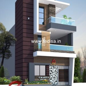 House front design new house design duplex house design Model No - 0136