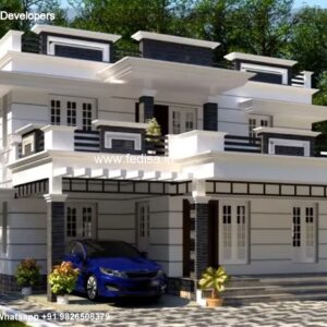 House front design  new house design duplex house design Model No - 0138
