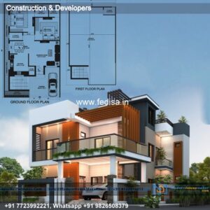 House front design new house design duplex house design Model No - 0157