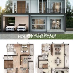 House front design  new house design duplex house design Model No - 0158
