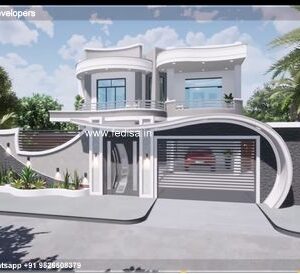 House front design  new house design duplex house design Model No - 0162