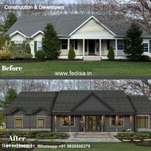 House front design  new house design duplex house design Model No - 0170