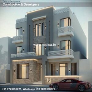 House front design  new house design duplex house design Model No - 0174