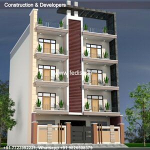 House front design  new house design duplex house design Model No - 0176