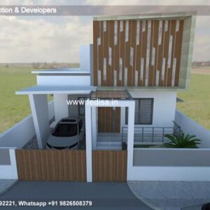 House front design  new house design duplex house design Model No - 0180