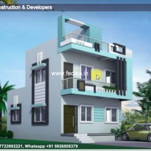 House front design  new house design duplex house design Model No - 0180