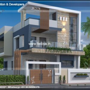House front design  new house design duplex house design Model No - 0188