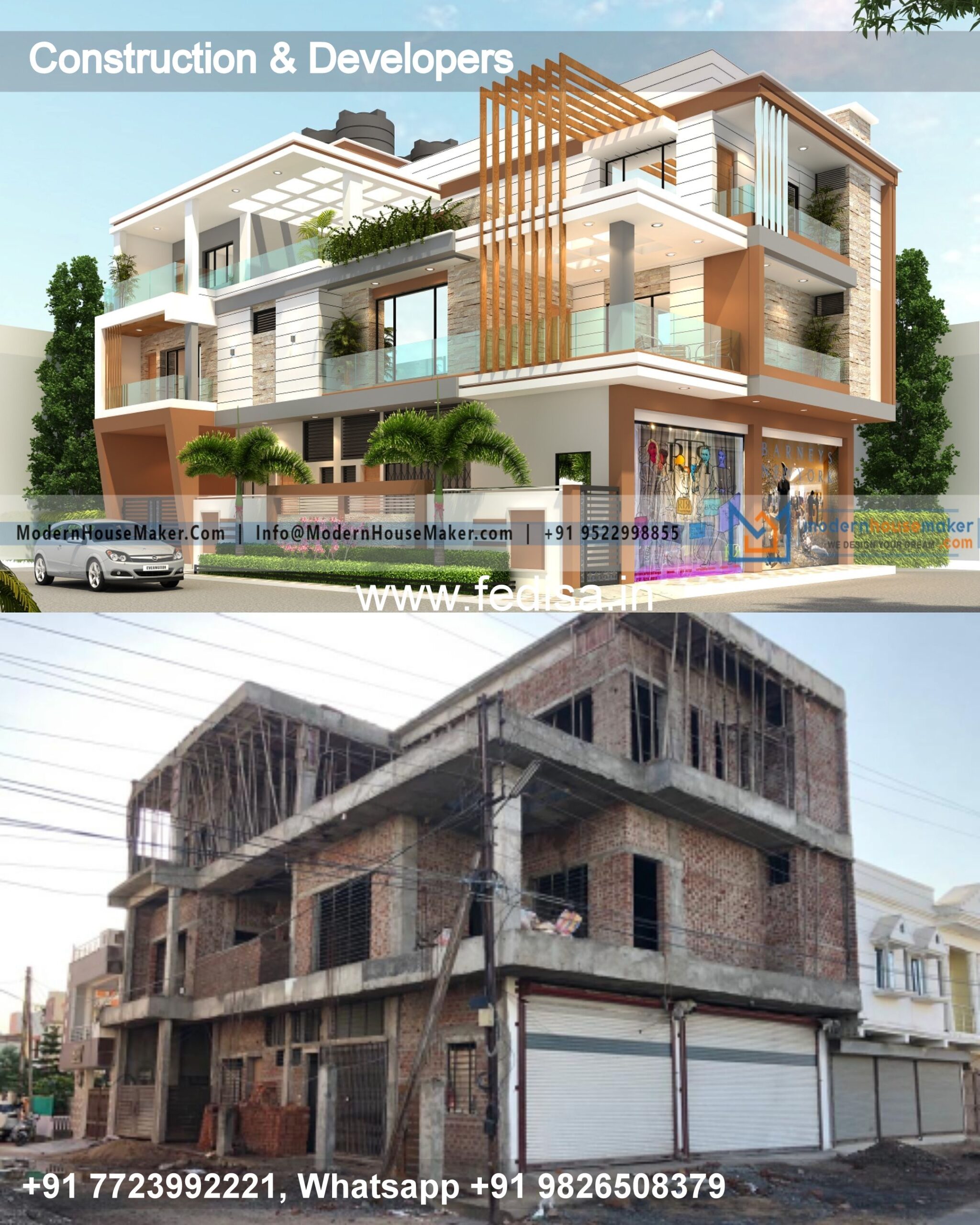 Luxury house house design modern house design -Model No - 0196