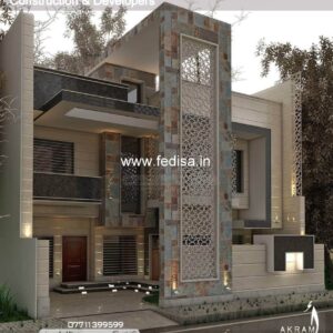 House front design new house design duplex house design Model No - 0198