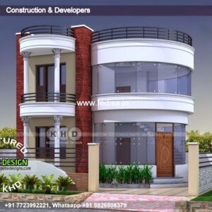 House front design new house design duplex house design Model No - 0198
