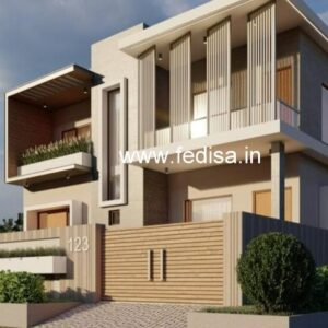 House front design  new house design duplex house design Model No - 0204
