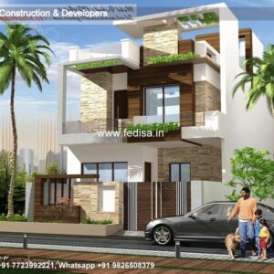 House front design  new house design duplex house design Model No - 0205