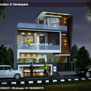 House front design  new house design duplex house design Model No - 0225