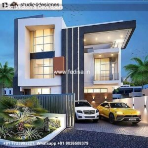 House front design  new house design duplex house design Model No - 0234