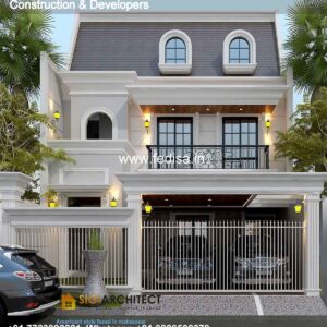 House front design new house design duplex house design Model No - 0236