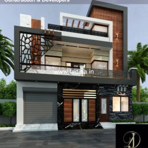 House front design new house design duplex house design Model No - 0236