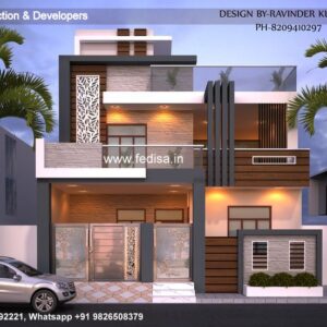 House front design  new house design duplex house design Model No - 0240
