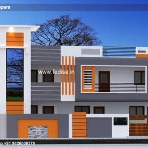 House front design  new house design duplex house design Model No - 0250
