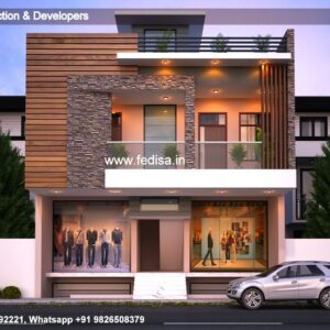 House front design  new house design duplex house design Model No - 0251