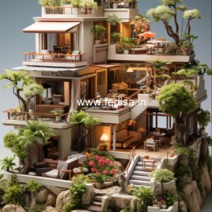 House front design  new house design duplex house design Model No - 0254