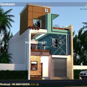 House front design  new house design duplex house design Model No - 0259