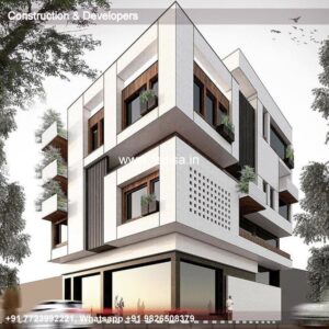 House front design  new house design duplex house design Model No - 0259