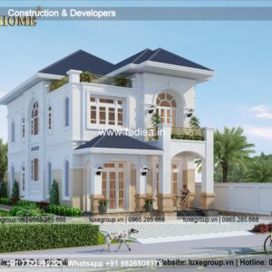 House front design  new house design duplex house design Model No - 0262