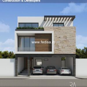 House front design  new house design duplex house design Model No - 0260