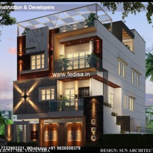 House front design  new house design duplex house design Model No - 0261