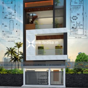 House front design  new house design duplex house design Model No - 0264