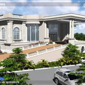 House front design  new house design duplex house design Model No - 0264