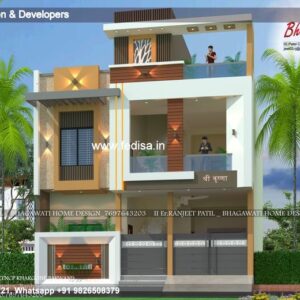 House front design  new house design duplex house design Model No - 0265