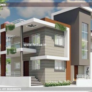 House front design  new house design duplex house design Model No - 0266