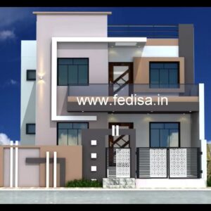 House front design  new house design duplex house design Model No - 0267
