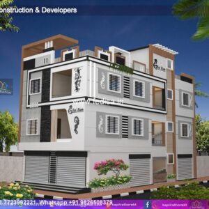 House front design  new house design duplex house design Model No - 0266