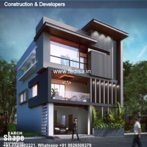 House front design  new house design duplex house design Model No - 0269