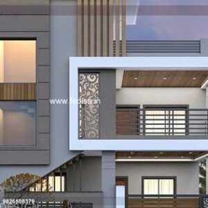 House front design  new house design duplex house design Model No - 0269
