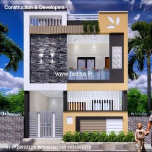House front design new house design duplex house design Model No - 0273